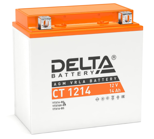 DELTA battery CT 1214 ∙ Аккумулятор 12В 14 А∙ч