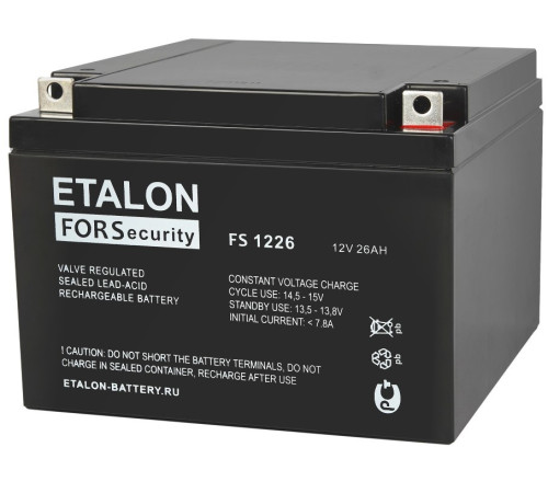 ETALON Battery FS 1226 ∙ Аккумулятор 12В 26 А∙ч