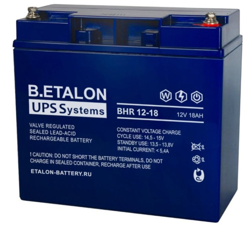 ETALON Battery BHR 12-18 ∙ Аккумулятор 12В 18 А∙ч