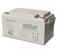 Контакт КТЛ 12-65 ∙ Аккумулятор 12В 65 А∙ч