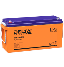 DELTA battery HR 12-65 ∙ Аккумулятор 12В 65 А∙ч