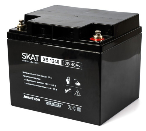 Бастион SKAT SB 1240 ∙ Аккумулятор 12В 40 А∙ч (2538)