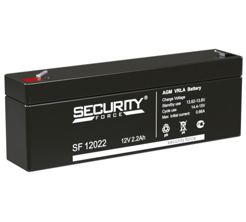 Security Force SF 12022 ∙ Аккумулятор 12В 2,2 А∙ч