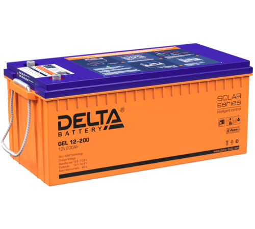 DELTA battery GEL 12-200 ∙ Аккумулятор 12В 200 А∙ч