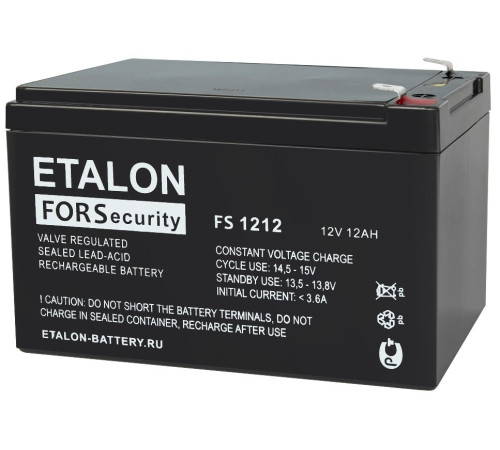 ETALON Battery FS 1212 ∙ Аккумулятор 12В 12 А∙ч