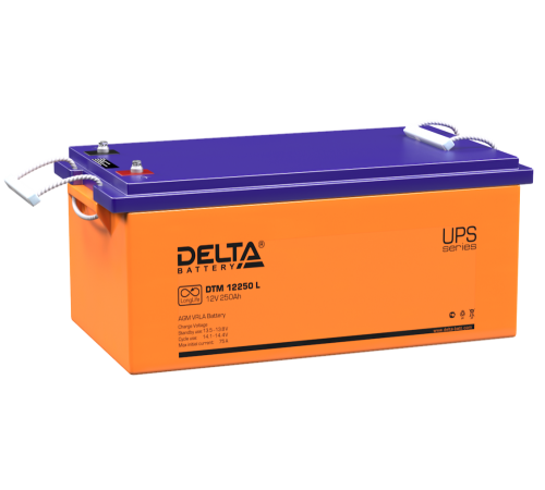 DELTA battery DTM 12250 L ∙ Аккумулятор 12В 250 А∙ч