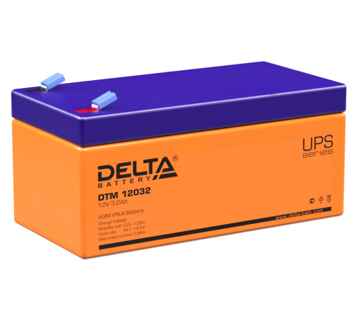 DELTA battery DTM 12032 ∙ Аккумулятор 12В 3,2 А∙ч