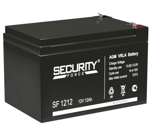Security Force SF 1212 ∙ Аккумулятор 12В 12 А∙ч