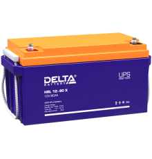 DELTA battery HRL 12-80 Х ∙ Аккумулятор 12В 80 А∙ч типоразмер 65 А∙ч