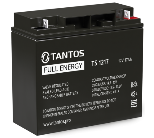 Tantos TS 1217 ∙ Аккумулятор 12В 17 А∙ч
