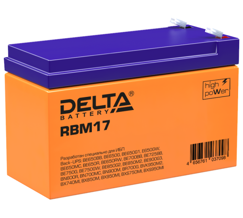DELTA battery RBM17 ∙ Аккумулятор 12В 9 А∙ч