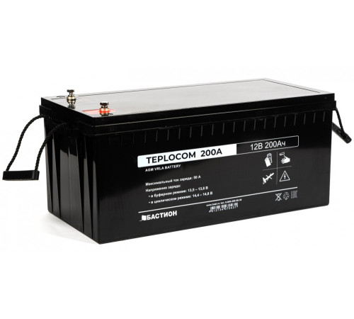 Бастион АКБ TEPLOCOM 200Ач (443)