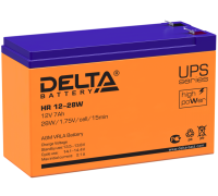DELTA battery HR 12-28 W ∙ Аккумулятор 12В 7 А∙ч