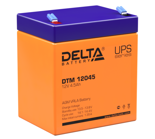DELTA battery DTM 12045 ∙ Аккумулятор 12В 4,5 А∙ч