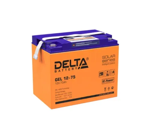 GEL 12-75 аккумулятор Delta
