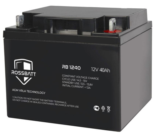 Rossbatt RB 1240 ∙ Аккумулятор 12В 40 А∙ч
