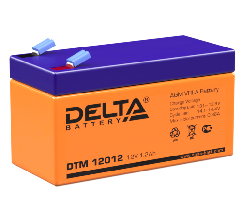 DELTA battery DTM 12012 ∙ Аккумулятор 12В 1,2 А∙ч