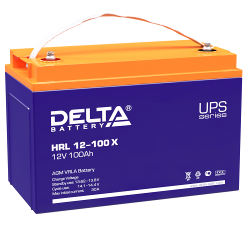 DELTA battery HRL 12-100 Х ∙ Аккумулятор 12В 100 А∙ч