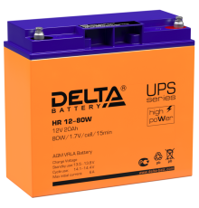 DELTA battery HR 12-80 W ∙ Аккумулятор 12В 20 А∙ч