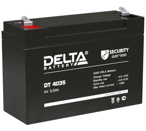 DELTA battery DT 4035 ∙ Аккумулятор 4В 3,5 А∙ч