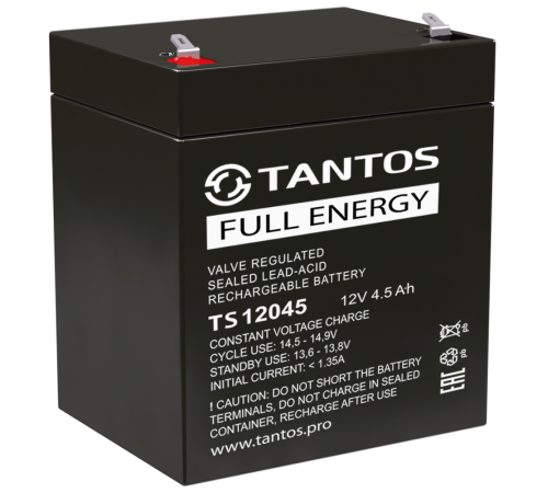 Tantos TS 12045 ∙ Аккумулятор 12В 4.5 А∙ч