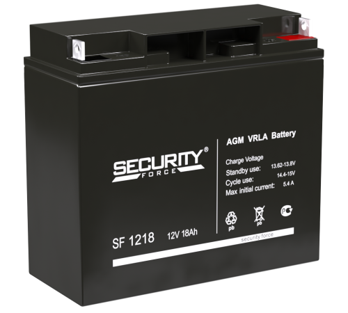 Security Force SF 1218 ∙ Аккумулятор 12В 18 А∙ч