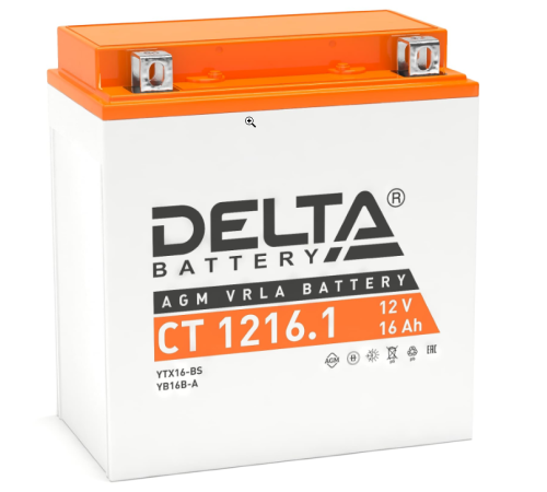 DELTA battery CT 1216.1 ∙ Аккумулятор 12В 16 А∙ч