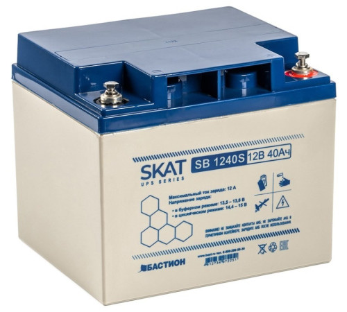 Бастион SKAT SB 1240S ∙ Аккумулятор 12В 40 А∙ч (8971)