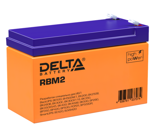 DELTA battery RBM2 ∙ Аккумулятор 12В 7.2 А∙ч