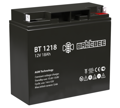 Battbee BT 1218 ∙ Аккумулятор 12В 18 А∙ч