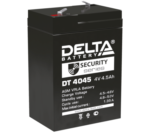 DELTA battery DT 4045 ∙ Аккумулятор 4В 4,5 А∙ч