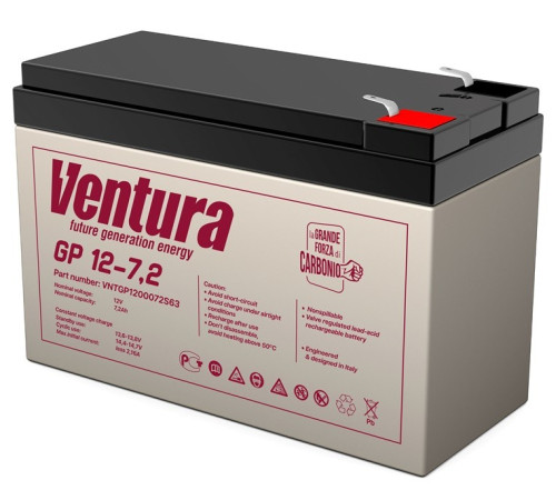 Ventura GP 12-7.2 ∙ Аккумулятор 12В 7.2 А∙ч