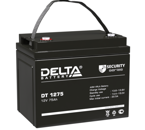 DELTA battery DT 1275 ∙ Аккумулятор 12В 75 А∙ч