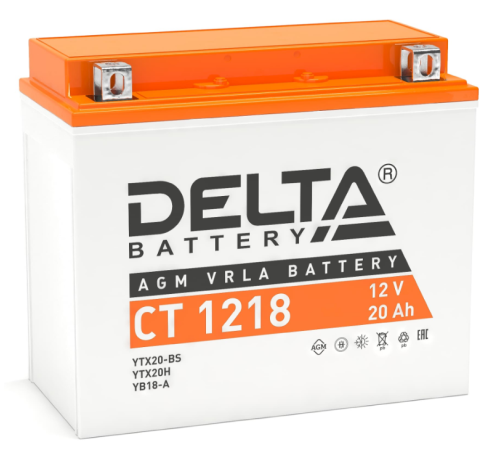 DELTA battery CT 1218 ∙ Аккумулятор 12В 18 А∙ч