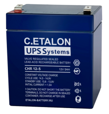 ETALON Battery CHR 12-5 ∙ Аккумулятор 12В 5 А∙ч