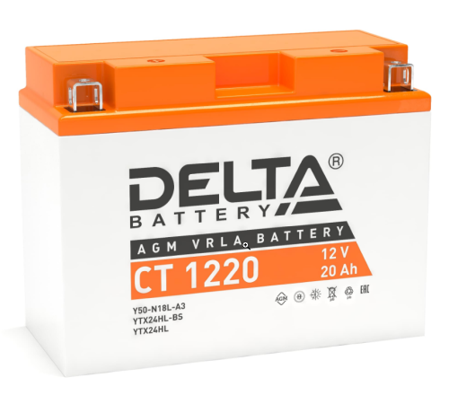 DELTA battery CT 1220 ∙ Аккумулятор 12В 20 А∙ч