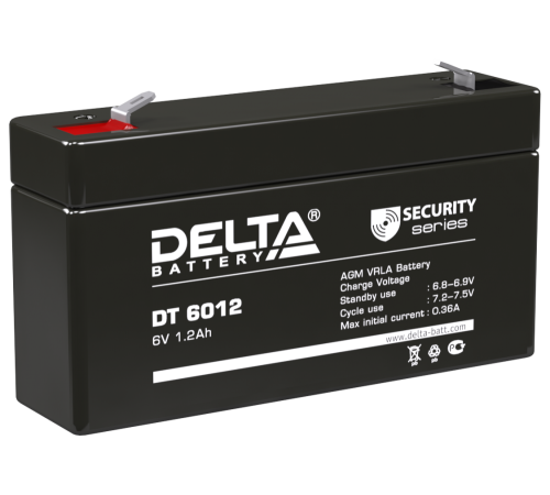 DELTA battery DT 6012 ∙ Аккумулятор 6В 1,2 А∙ч