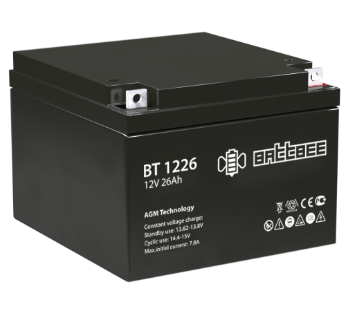 Battbee BT 1226 ∙ Аккумулятор 12В 26 А∙ч