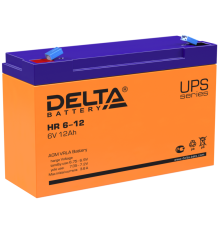 DELTA battery HR 6-12 ∙ Аккумулятор 6В 12 А∙ч