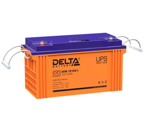 DELTA battery DTM 12120 L ∙ Аккумулятор 12В 120 А∙ч