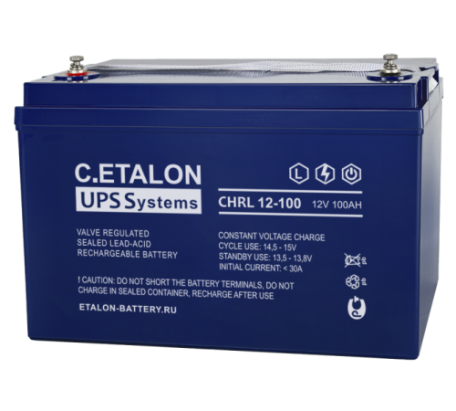 ETALON Battery CHRL 12-100 ∙ Аккумулятор 12В 100 А∙ч