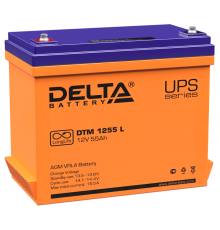 DELTA battery DTM 1255 L ∙ Аккумулятор 12В 55 А∙ч