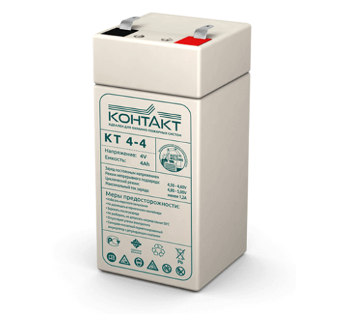 Контакт КТ 4-4 ∙ Аккумулятор 4В 4.0 А∙ч