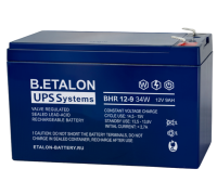 ETALON Battery BHR 12-9 34W ∙ Аккумулятор 12В 9 А∙ч