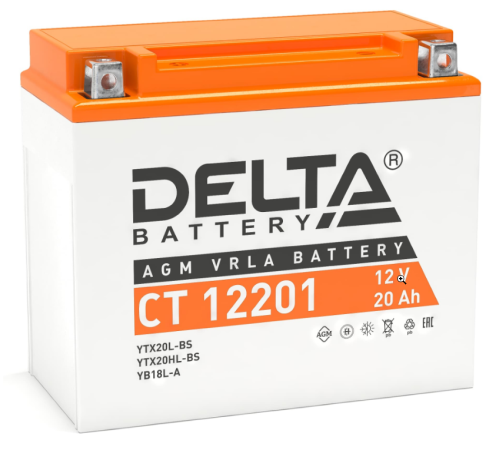 DELTA battery CT 12201 ∙ Аккумулятор 12В 20 А∙ч