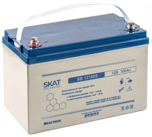 Бастион SKAT SB 12100S ∙ Аккумулятор 12В 100 А∙ч (8973)