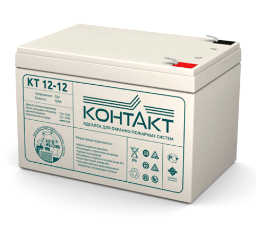 Контакт КТ 12-12 ∙ Аккумулятор 12В 12 А∙ч