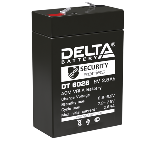 DELTA battery DT 6028 ∙ Аккумулятор 6В 2,8 А∙ч