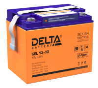 DELTA battery GEL 12-33 ∙ Аккумулятор 12В 33 А∙ч
