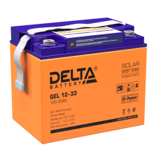 DELTA battery GEL 12-33 ∙ Аккумулятор 12В 33 А∙ч